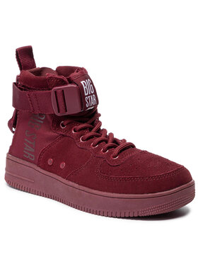 Big Star Shoes Big Star Shoes Sneakersy EE274660 Bordowy