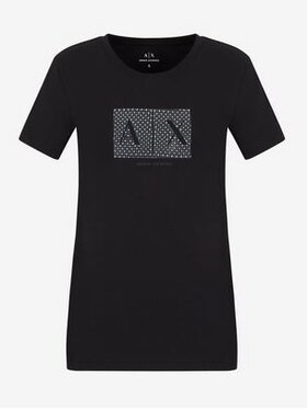 Armani Exchange Armani Exchange T-Shirt 3LYTKE Czarny Slim Fit