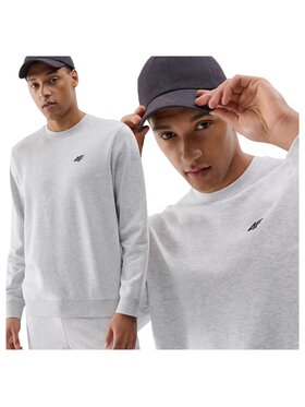 4F 4F Felpa 4FWMM00TSWSM1767-27M Grigio Regular Fit