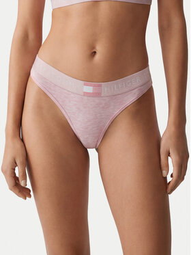 Tommy Hilfiger Tommy Hilfiger Chilot tanga UW0UW06039 Roz deschis