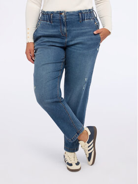 Fiorella Rubino Fiorella Rubino Jeansy P404T104952N024 Niebieski Boy Fit