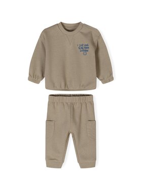 MINOTI MINOTI Bluza 24fleece13 Beżowy Regular Fit