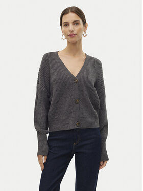 Vero Moda Vero Moda Ζακέτα Lea 10249632 Γκρι Regular Fit