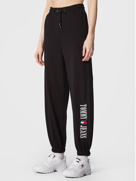 Tommy Jeans Tommy Jeans Donji dio trenerke Archive DW0DW14994 Crna Relaxed Fit