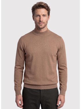 Pako Lorente Pako Lorente Sweter P26WN-2X-009 Brązowy Regular Fit