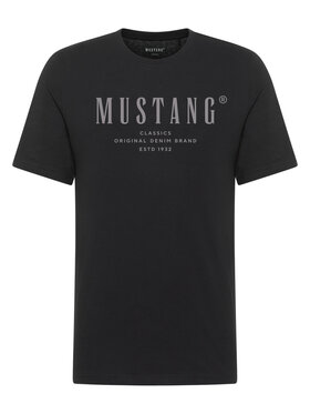 Mustang Mustang T-Shirt Style Alex Czarny Regular Fit