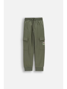 Coccodrillo Coccodrillo Teplákové nohavice WC6120101FBK-011 Zelená Regular Fit