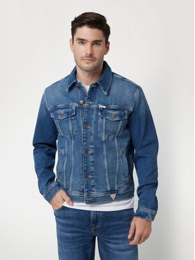 Guess Guess Bunda pro přechodné období 166649 Modrá Classic Fit