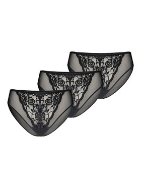 Teyli Teyli Figi klasyczne z wysokim stanem damskie klasyczne Glamour Czarny