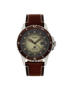 Fossil Fossil Zegarek Blue FS5961 Brązowy