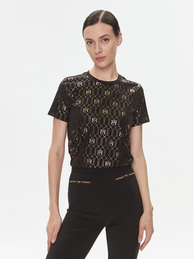 Elisabetta Franchi Elisabetta Franchi T-Shirt MA-019-37E2-V170 Černá Regular Fit