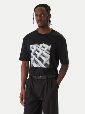 HUGO HUGO Футболка Dodger 50553330 Чорний Regular Fit