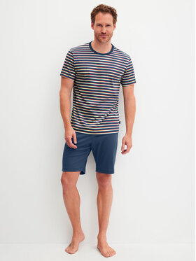 Calida Calida Piżama 46082 Granatowy Regular Fit