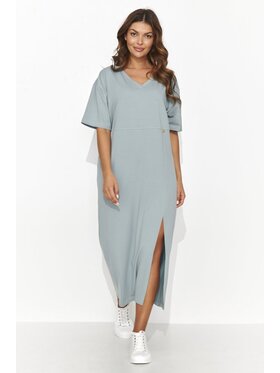 Numinou Numinou Sukienka codzienna NU466 Niebieski Comfortable Fit