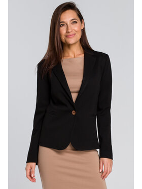 Stylove Stylove Płaszcz przejściowy S154 Czarny Comfort Fit