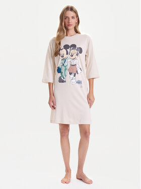 United Colors Of Benetton United Colors Of Benetton Naktskrekls 3Y5E3C01G Bēšs Relaxed Fit