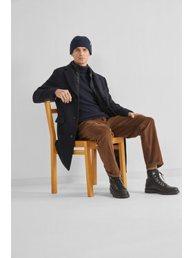 Selected Homme Selected Homme Vilnonis paltas 16089400 Juoda Regular Fit