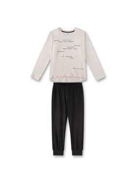 Sanetta Sanetta Piżama 26678 Beżowy Comfort Fit