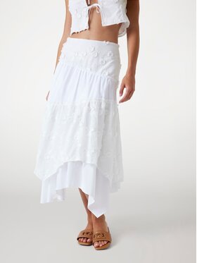 Guess Guess Spódnica 176085 Biały Classic Fit