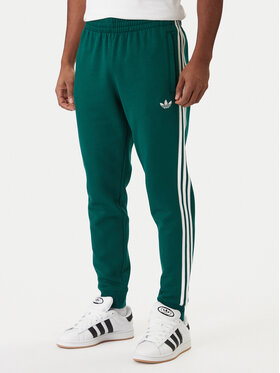adidas adidas Спортивні штани 3-Stripes KE3559 Зелений Slim Fit