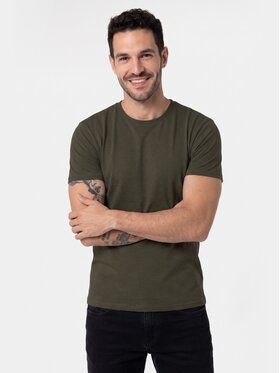 BASICLO BASICLO T-Shirt W-2325-88 Khaki Regular Fit