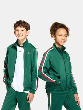 adidas adidas Pulóver Firebird KC7051 Zöld Loose Fit