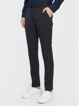 Blend Blend Pantaloni din material Napa 20711182 Bleumarin Slim Fit