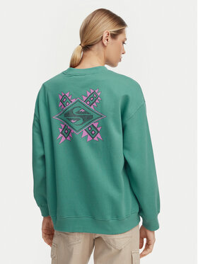 Quiksilver Quiksilver Džemperis ar kapuci EQWFT03188 Zaļš Oversize