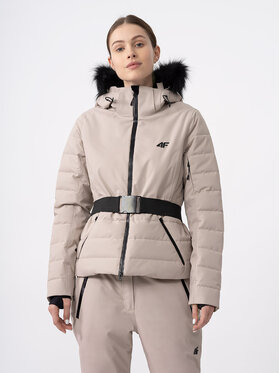 4F 4F Suusajope 4FAW23TTJAF337 Beež Slim Fit