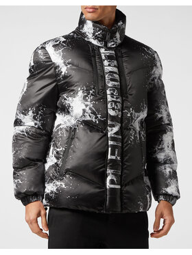 Plein Sport Plein Sport Kurtka zimowa 379 Czarny Regular Fit