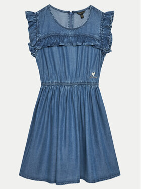 Guess Guess Дънкова рокля J4GK02 D5C70 Тъмносин Regular Fit
