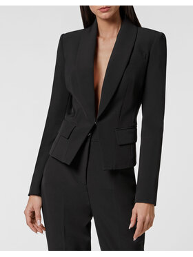 PHILIPP PLEIN PHILIPP PLEIN Marynarka 29219 Czarny Loose Fit