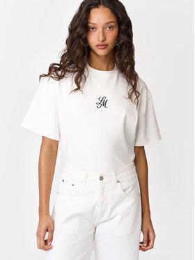 La Mania La Mania T-shirt HOLT Crema Basic Fit