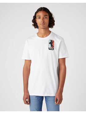Wrangler Wrangler T-Shirt GRAPHIC Biały Regular Fit