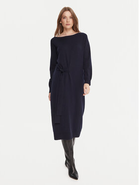 Gaudi Gaudi Плетена рокля 521FD13001 Тъмносин Relaxed Fit