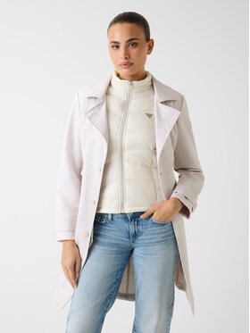 Guess Guess Kabát pro přechodné období 180640 Bílá Classic Fit