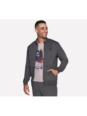 Skechers Skechers Bluza M3JA195-CHAR Szary Regular Fit