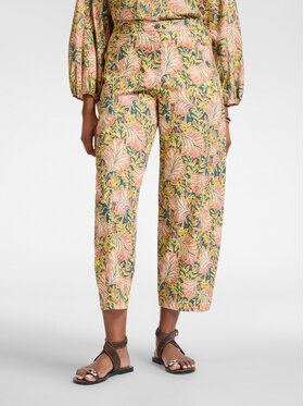 Elena Mirò Elena Mirò Pantaloni di tessuto P189P200496N001 Giallo Regular Fit