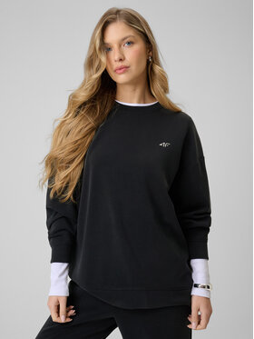 4F 4F Bluza EVERYWEAR Czarny Regular Fit