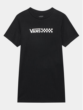 Vans Vans Rochie de zi Chalkboard Relaxed Tee Dress VN000AEJ Negru Relaxed Fit