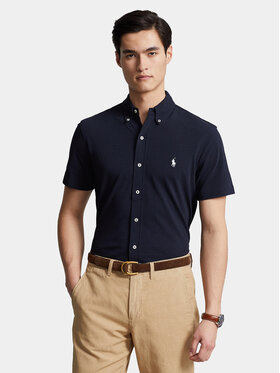 Polo Ralph Lauren Polo Ralph Lauren Marškiniai 710798291001 Tamsiai mėlyna Slim Fit