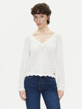 Pepe Jeans Pepe Jeans Sweater Olya PL702288 Ekru Regular Fit