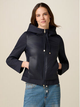 Oltre Oltre Kurtka puchowa F047R001469N034 Niebieski Regular Fit