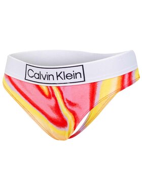 Calvin Klein Calvin Klein Stringi THONG 000QF6774A Kolorowy