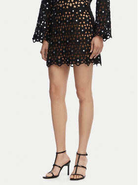 MICHAEL Michael Kors MICHAEL Michael Kors Мини пола MS670M4KNE Черен Regular Fit