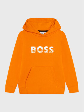 Boss Boss Bluza J25M52 M Pomarańczowy Regular Fit