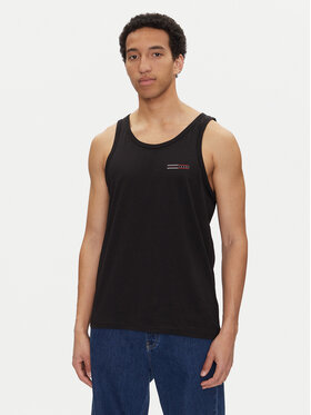 Tommy Jeans Tommy Jeans Tank top Entry Graphic DM0DM20790 Černá Slim Fit