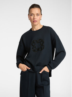 Elena Mirò Elena Mirò Felpa G848Z100427N034 Blu Boxy Fit