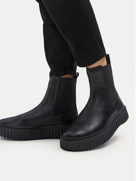 Clarks Clarks Bokacsizma Torhill Maple 26173858 Fekete