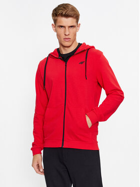 4F 4F Sweatshirt 4FAW23TSWSM695 Rot Regular Fit